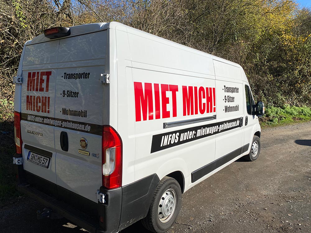 Mietwagen Gelnhausen - Transporter mieten im Main-Kinzig-Kreis